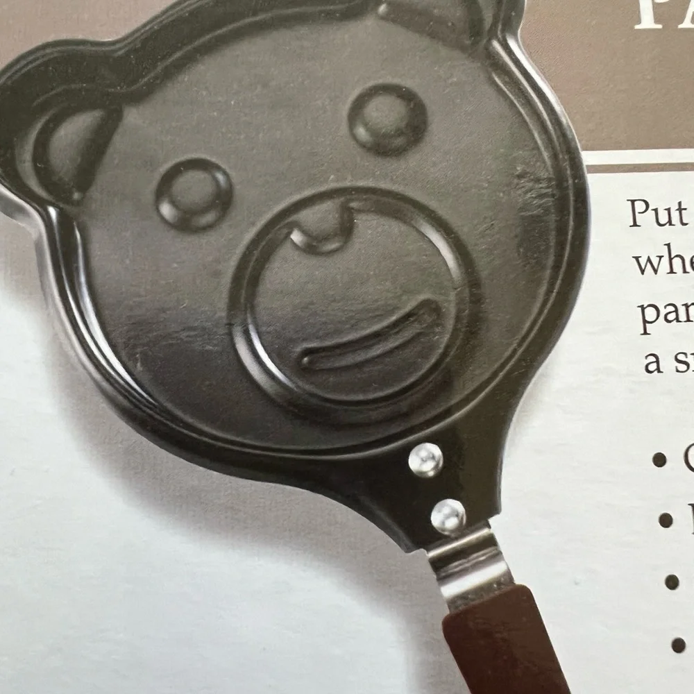 Myco Teddy Bear Pancake Fry Pan 3 for $20 NWT
